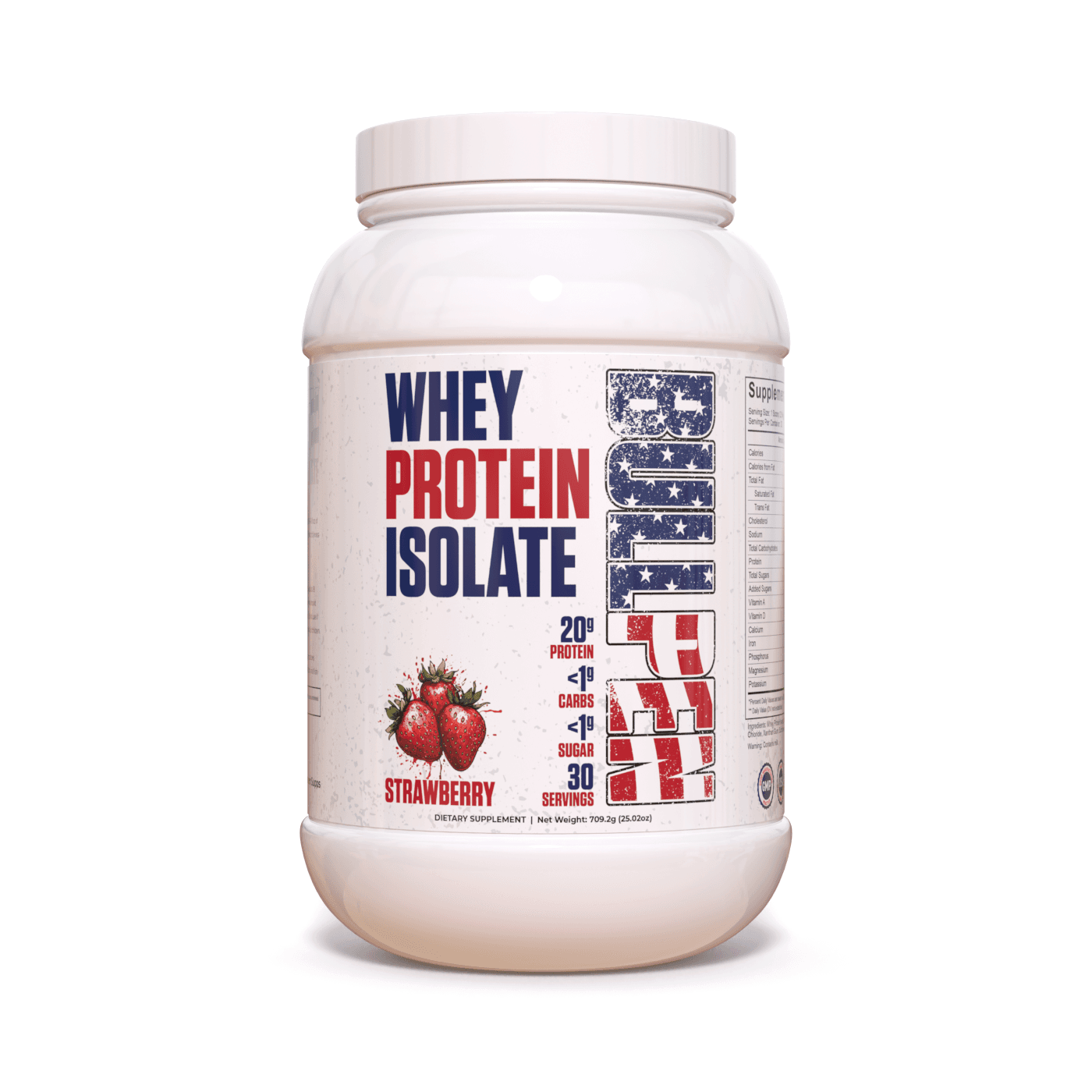 Whey Protein Isolate — Strawberry